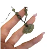 Natural and Tian Jade peace Lock necklace, New Chinese-style traditional Chinese culture Ruyi pendant, collarbone chain, and popular national trend accessories wholesale Item Picture