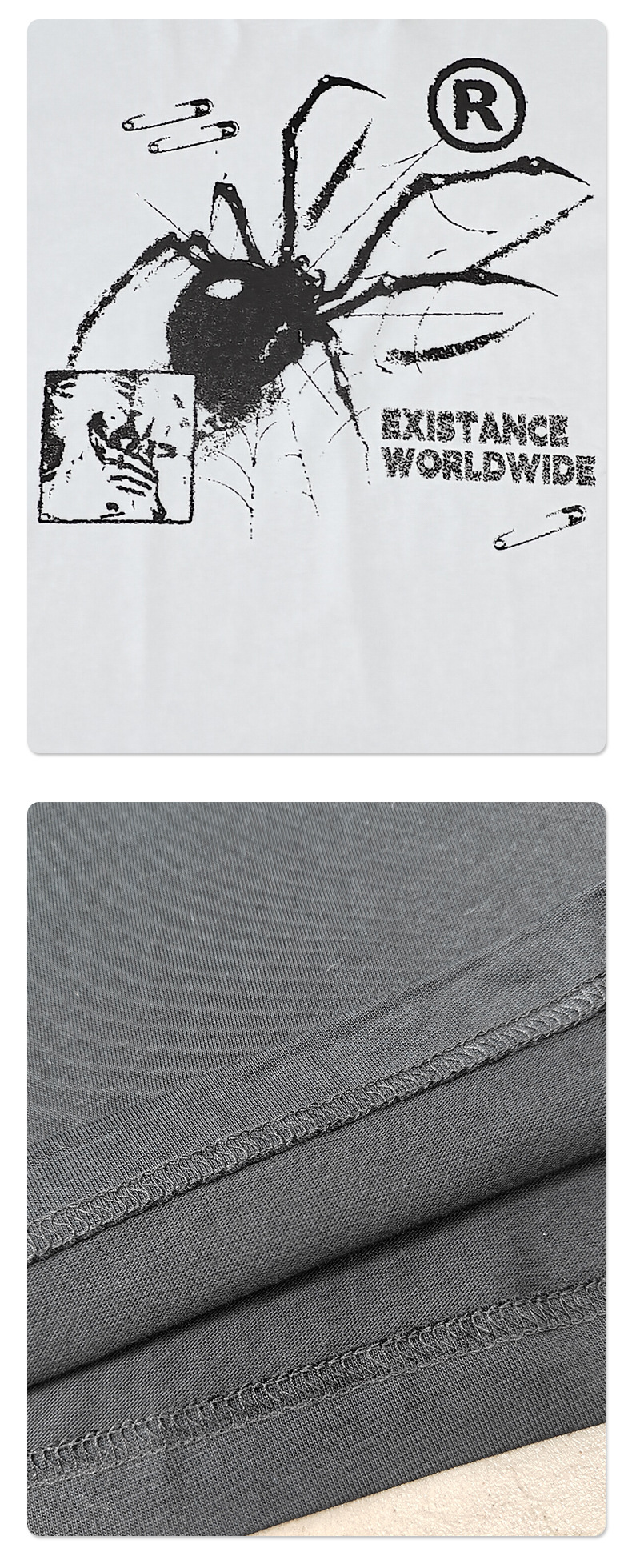 ARTIE男装|2026新品oversize宽松印花短袖t恤男美式潮牌圆领短袖T详情20