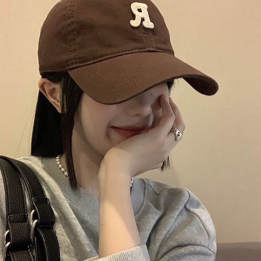 GOLDARTIST鸭舌帽女春秋款树莓色显白加深顶棒球帽男宽帽檐显脸小详情18