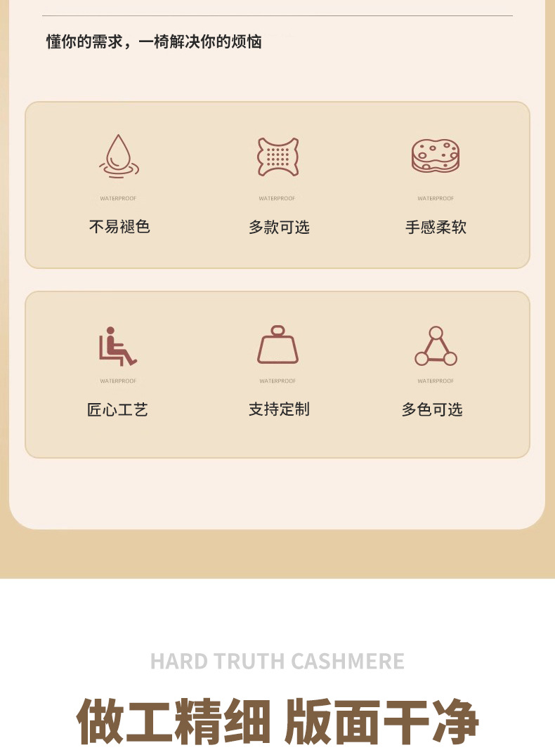 新款奶咖色布艺蝴蝶结辅料布贴儿童发饰发夹服装材料diy饰品配件详情3