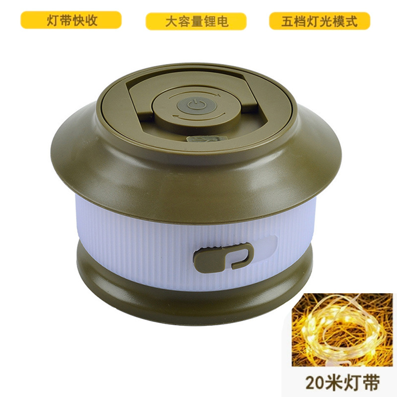 Outdoor camping lights, campsite tents, camping canopies, atmosphere lanterns, long-lasting wall-mounted USB charging Item Picture