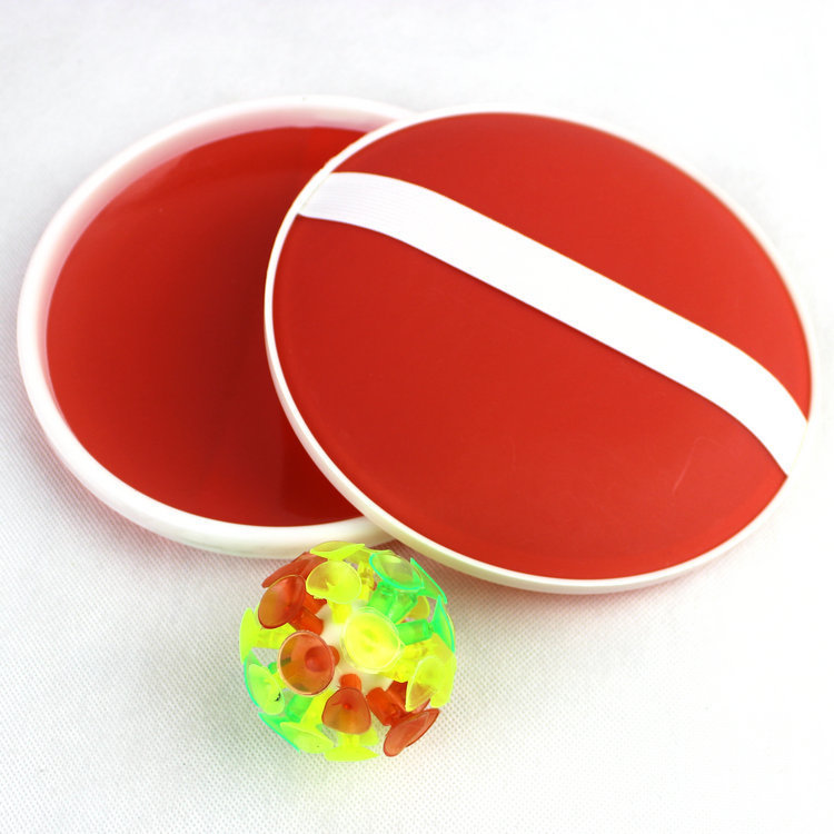 Suction cup racket stick target ball, children's suction cup ball