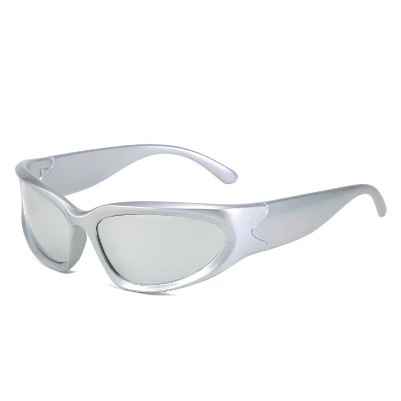 跨境新款户外运动眼镜蒸汽朋克太阳镜多色时尚眼镜自行车骑行墨镜详情图1