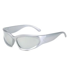 跨境新款户外运动眼镜蒸汽朋克太阳镜多色时尚眼镜自行车骑行墨镜