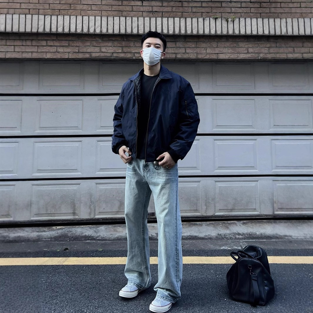 American 2024 autumn/winter jacket, warm cotton-padded jacket, men's Carhart vintage pilot ma1 cotton jacket Specification image