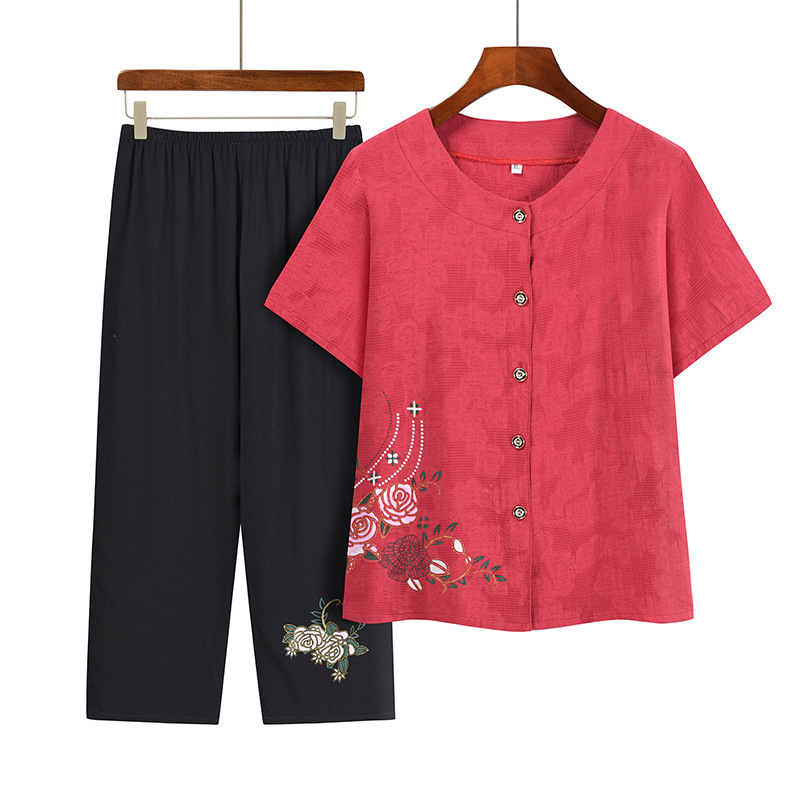 中老年春秋装/童装/老年人服装/男装/针织连衣裙细节图