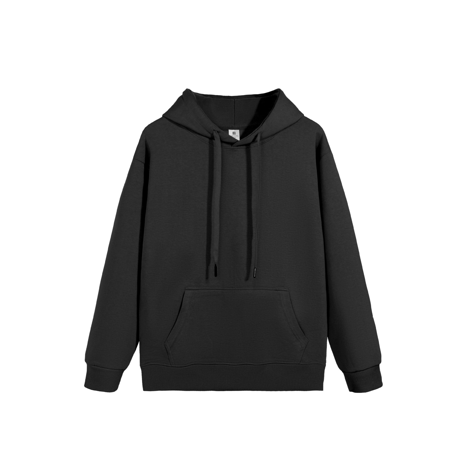 Autumn new 320g trendy brand loose sporty casual men's and women's matching off-the-shoulder hooded cotton double-sided long-sleeved sweatshirt Item Picture
