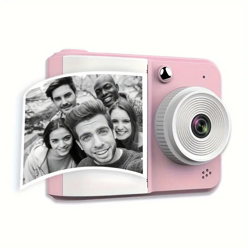 The new cross-border high-definition children's printing camera features multiple functions such as instant printing, taking photos, recording videos and playing games Item Picture