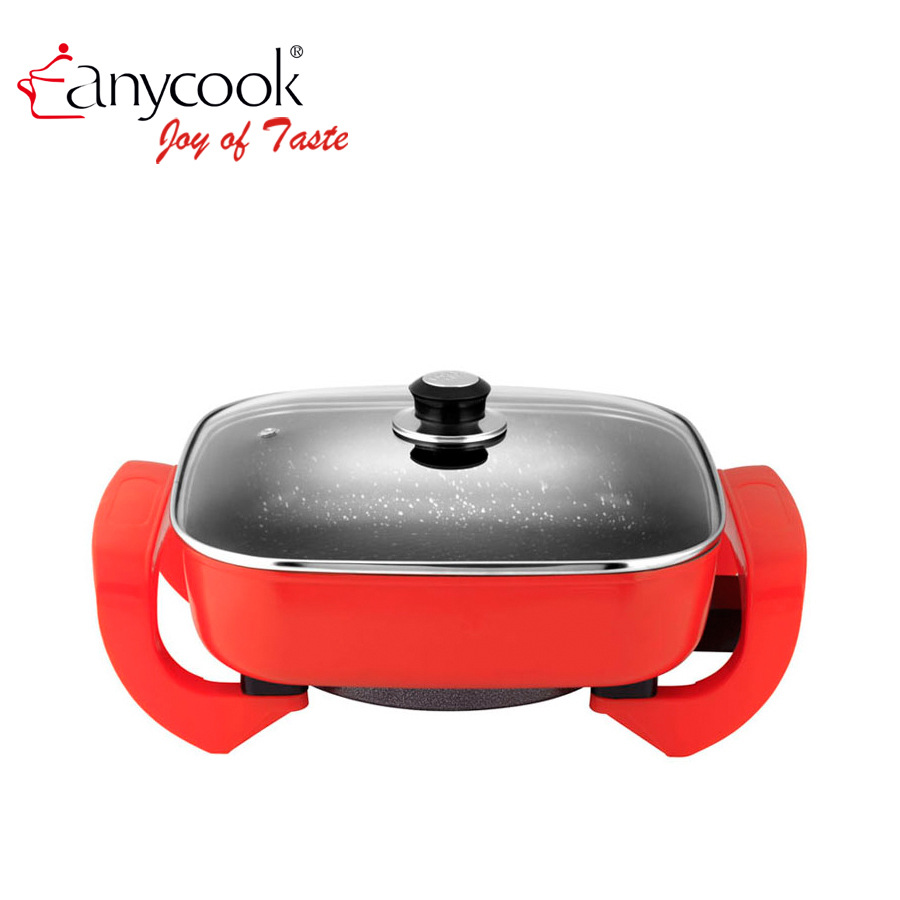 Anycook Smart Rice Cooker Gift stainless steel non-stick frying pan Electric pizza pan electric cooker full figure