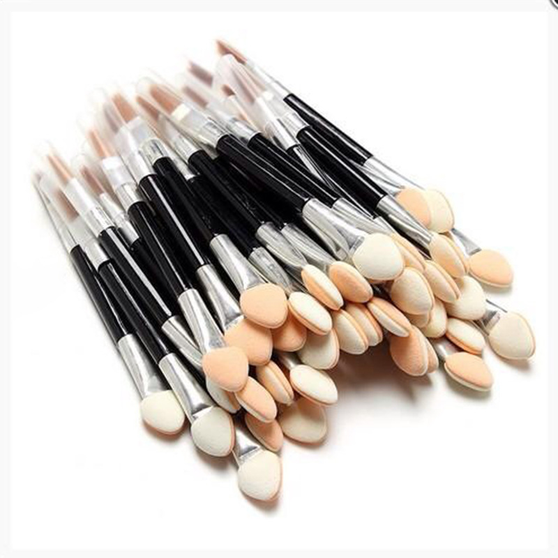 Es13 Double Head Cotton Eyeshadow Brush 10 / Pack Makeup Tools Brush Eye Brush Eyebrow Eyeshadow Rod Manufacturers Directly For Wholesale