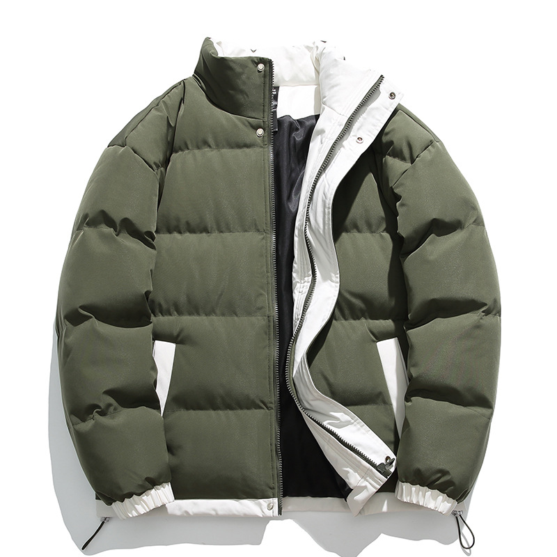 The new men's cotton-padded jacket, thick bread jacket, cotton-padded jacket, men's outerwear, and men's fashion in 2024 Item Picture