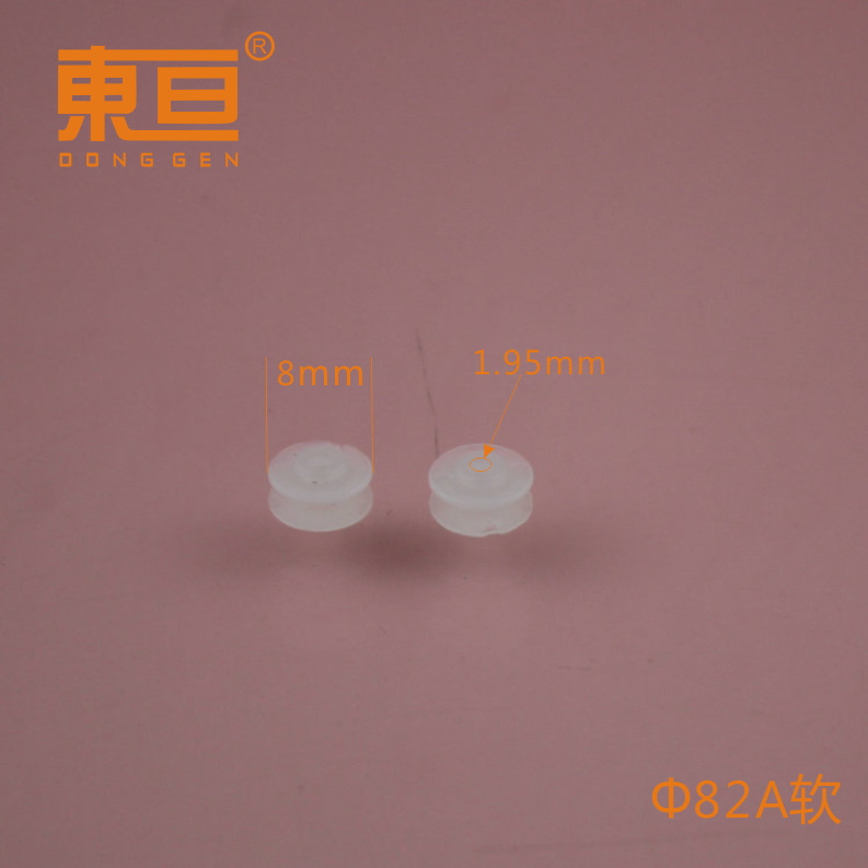 Φ82A soft pulley, single-layer soft pulley, soft material, easy to plug and unplug toy accessories details Picture