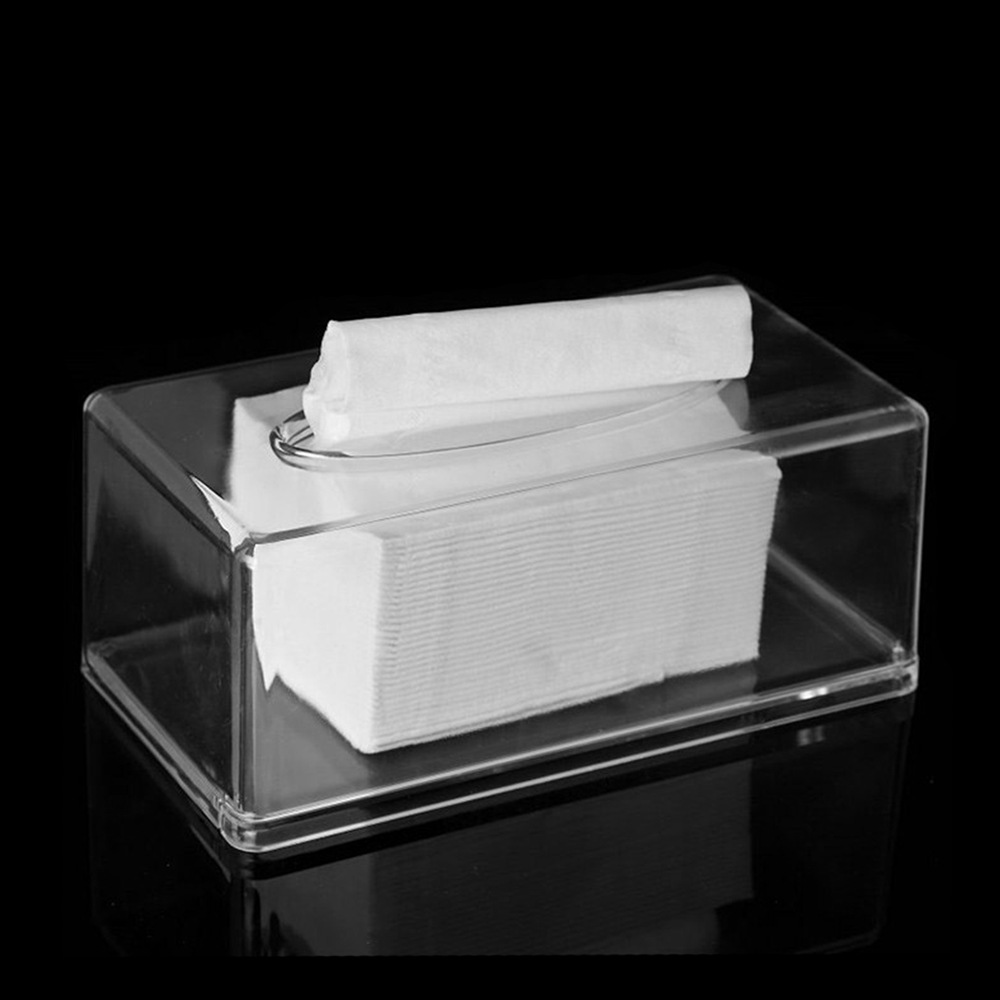 透明亚克力纸巾盒外贸热卖酒店饭店抽纸盒车载家居用品爆款纸巾抽