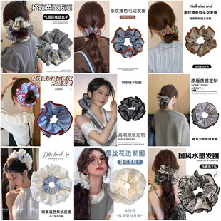 复古格纹海绵发箍女2025新款高颅顶洋气时尚头箍洗脸防滑发卡头饰详情15