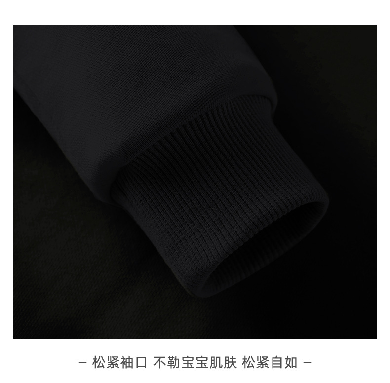 儿童加绒卫衣2025新款男童洋气衣服秋冬款中小童宝宝条纹高领上衣详情12