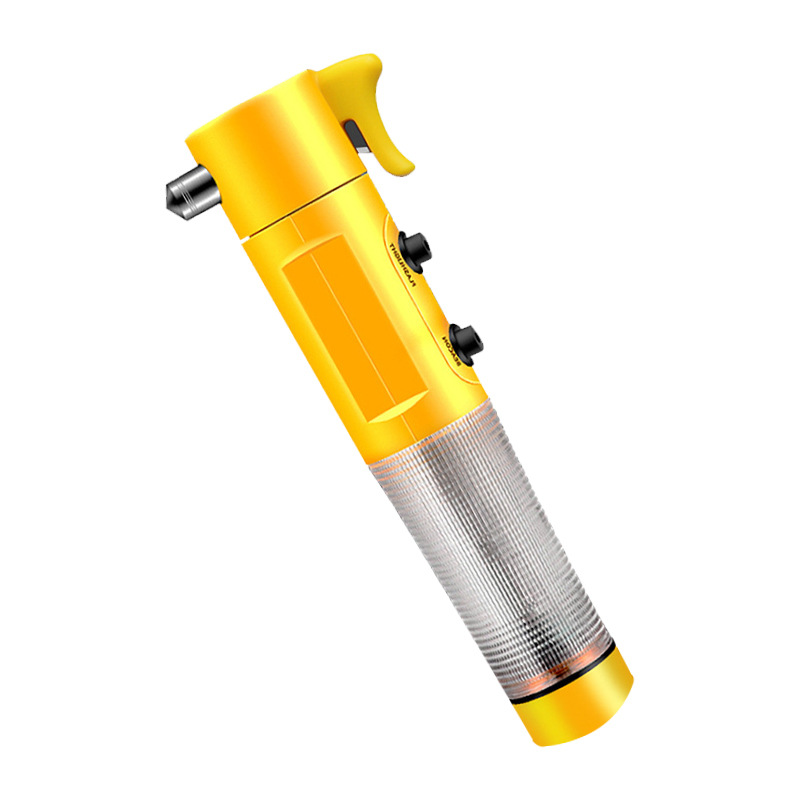 Car multi-function 4-in-1 safety hammer rescue hammer Car escape hammer window breaker emergency tools automotive supplies Item Picture