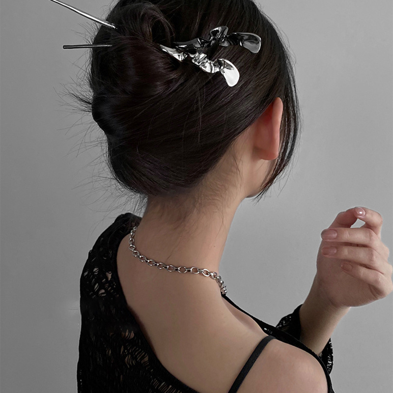 Original Design Simple Sweet Cool Spice Girl High-Grade Hairpin Daily Minority Hairpin details Picture