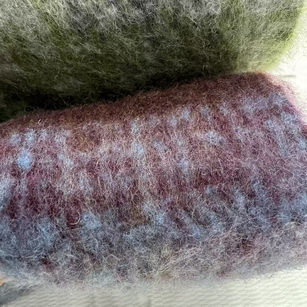 2025新款马海毛流苏围巾女秋冬季氛围感保暖格子百搭外贸跨境专供详情20