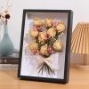 Hollow three-dimensional photo frame, 6-inch photo frame wholesale, wooden picture frame, DIY, dried flower photo frame, A4 wall-mounted photo frame display table details Picture