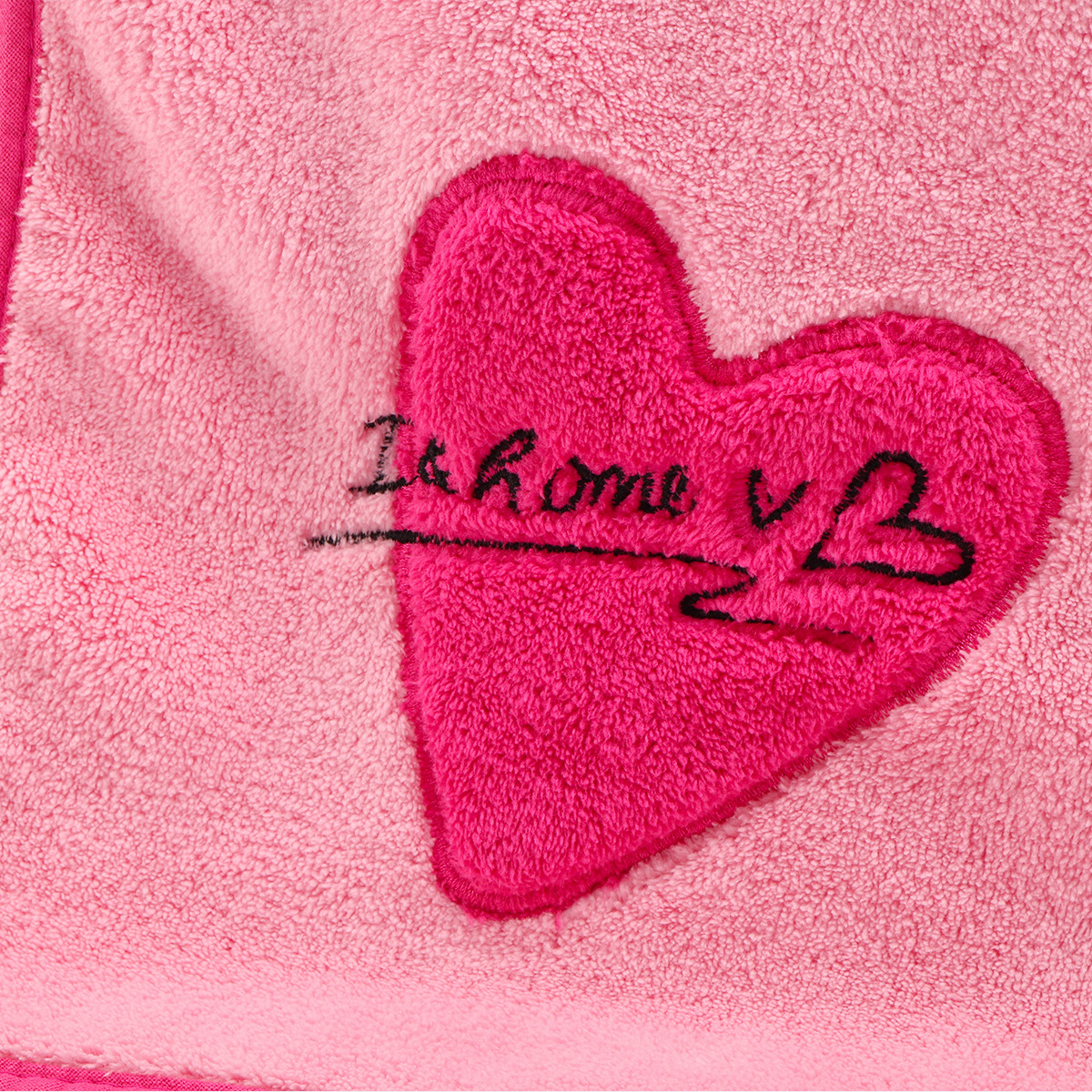 Instagram Cute Embroidered Love Towel Female Coral Velvet Soft Face Towel Quick Dry Absorbent Non-Hair Household Face Towel Square Application Scenario
