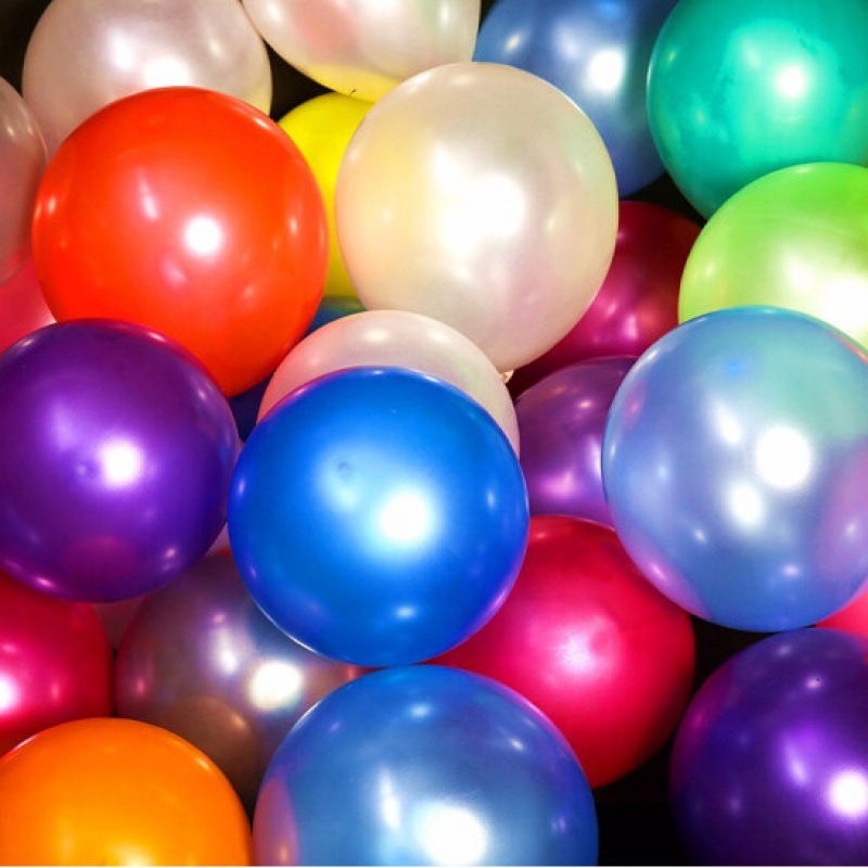 1.5克珠光10寸气球加厚珠光圆形气球婚礼生日布置 乳胶气球批发详情图3