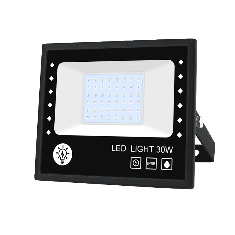 LED投光灯/30W/60白底实物图