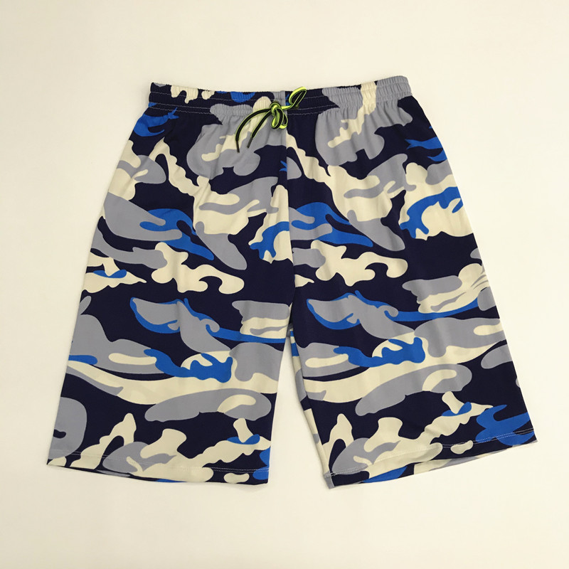 Loose beach pants, men's shorts, hot spring pants that can splash water, flower-shaped underpants, beach vacation 5-inch swimming pants details Picture
