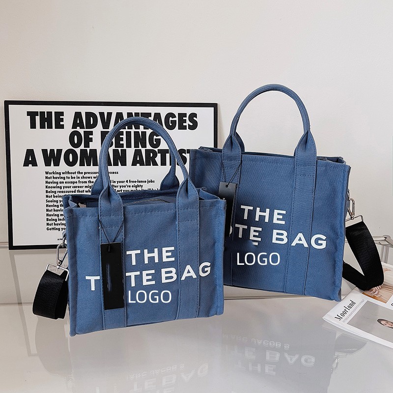 The tote bag流行包包女包2022字母印花洋气质感手提大小款托特包图