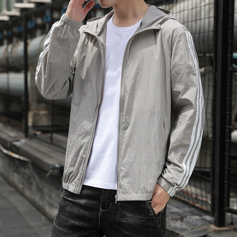 Thin summer men's loose sun-protective clothing, quick-drying sun-protective clothing, men's and women's cycling and fishing jackets, skin coats, windbreakers, and hair delivery services