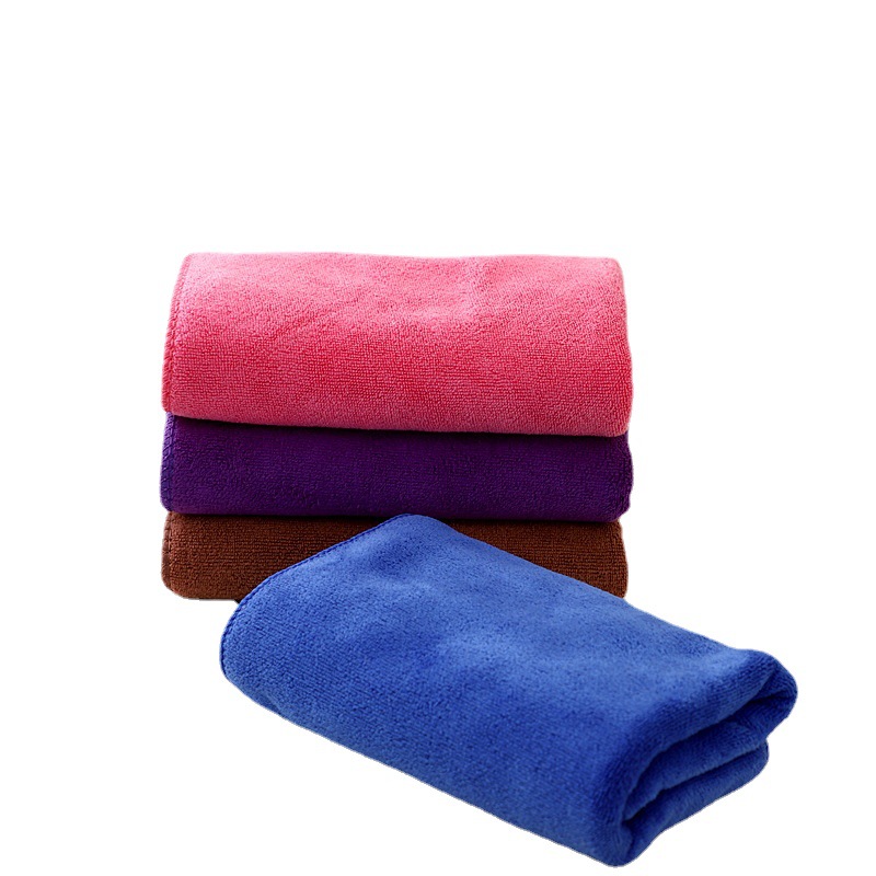素色超细纤维毛巾擦车巾面巾浴巾礼品巾支持一件代发支持轻加工详情图5