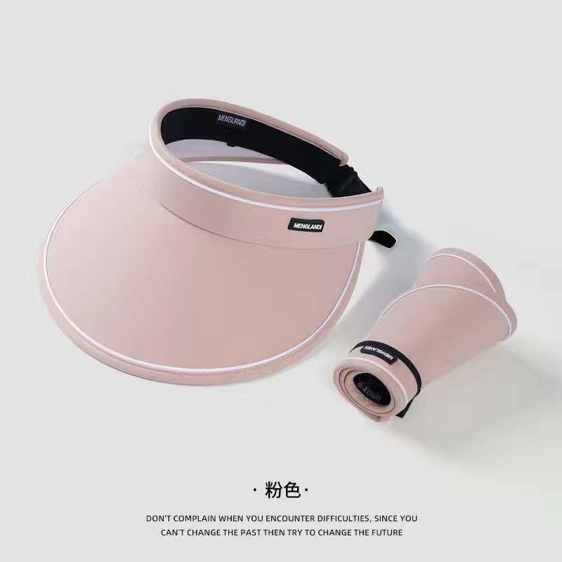2024 Summer New Sunscreen Hat Large Brim Uv Protection Visor Outdoor Leisure Sun Empty Hat Specification drawing