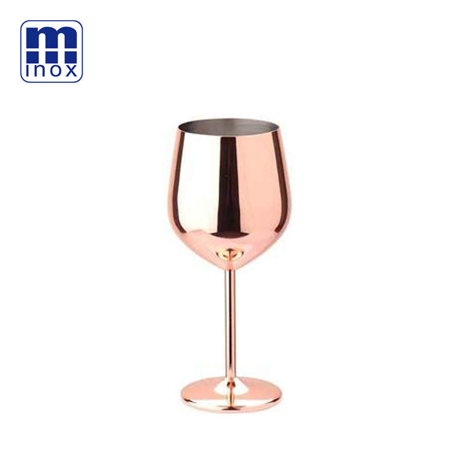 M® Copper-Plated Cocktail Glass Goblet Moscow Slash-Resistant Stainless Steel Glass details Picture