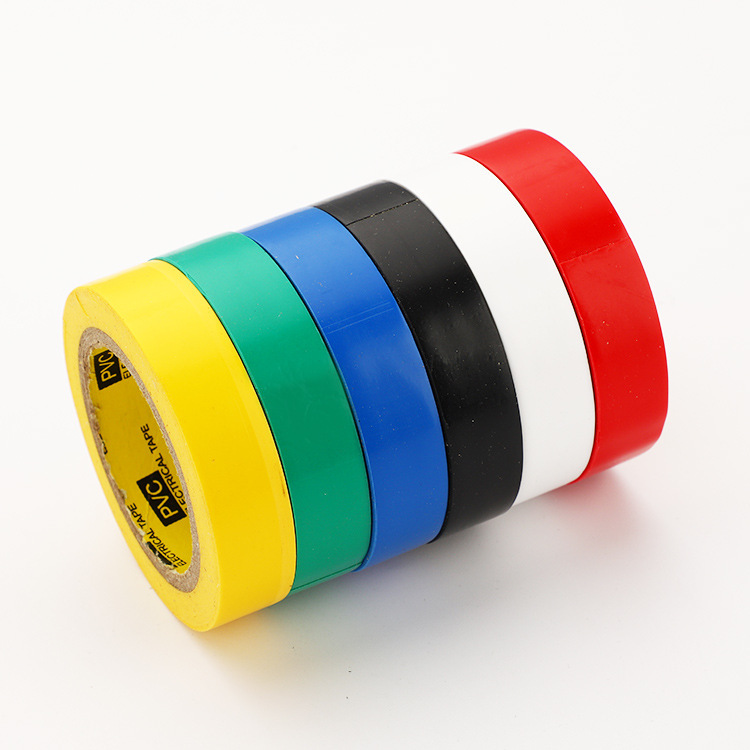 Electrical tape, insulating tape, flame-retardant wire tape, red, yellow, black, white, high-viscosity resistant PVC waterproof tape Specification image