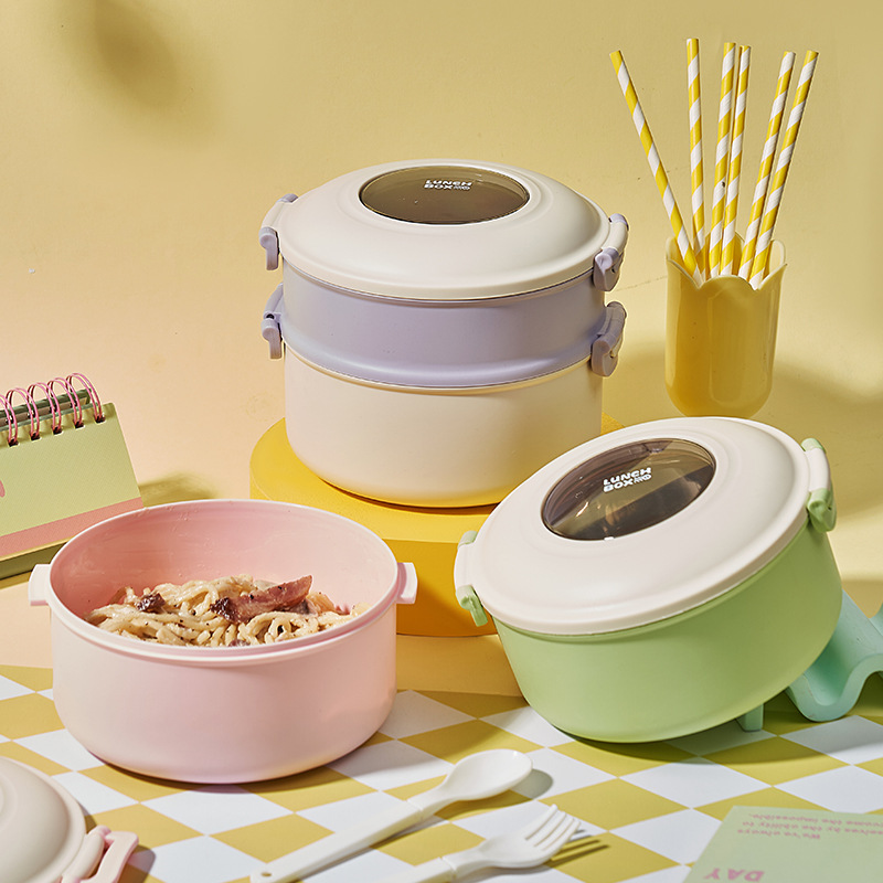 High-quality appearance level lunch box, insulated stainless steel, office workers, students, lunch box, microwave-heated lunch box Application Scenario