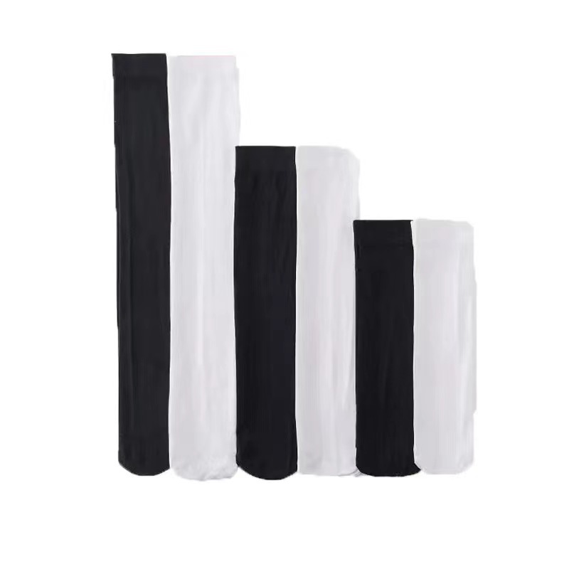 Sock stall, one-piece consignment, women's mid-calf socks, summer thin calf socks, long thigh-high jk pressure slimming legs, summer black cold silk socks, one-piece consignment Item Picture
