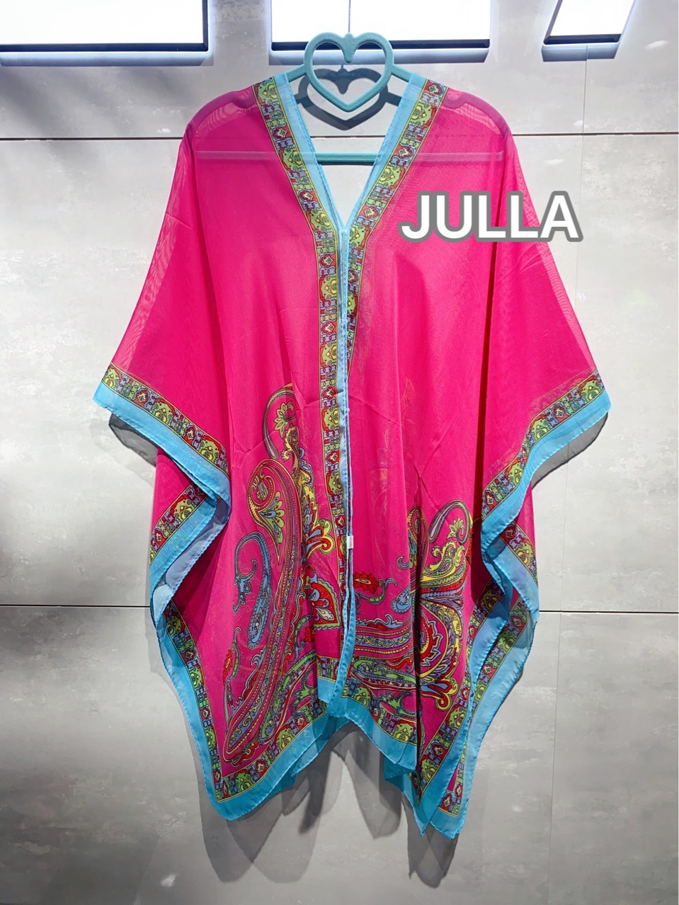 2023 new print shawl sunblock beach towel Vintage print Bohemian chiffon beach coat thumbnail