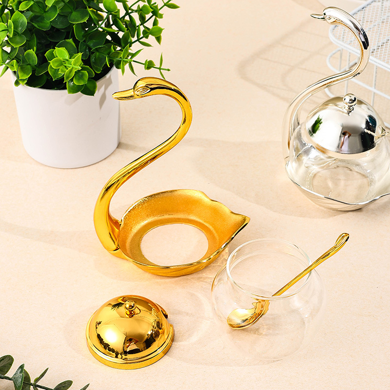 Household Kitchen Seasoning Jar Sealed Moisture-Proof Glass Sugar Pot Creative Soy Sauce Storage Box High Appearance Level With Lid Seasoning Bottle Application Scenario