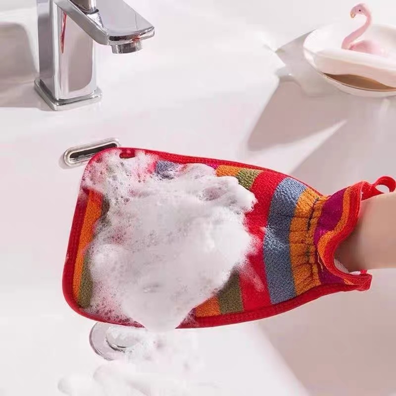 沐浴球、浴擦、浴刷、澡巾实物图