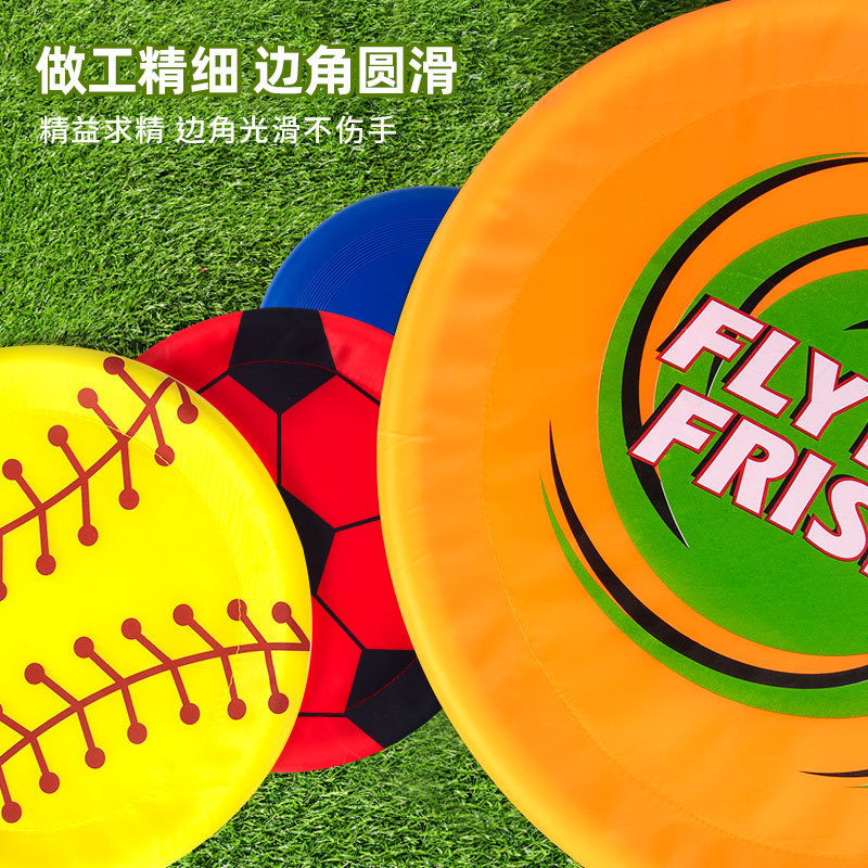 Wholesale of cross-border spinning frisbee, safe soft cloth flying saucer, children's and parents' hand-thrown competitive interactive outdoor sports toys Application Scenario