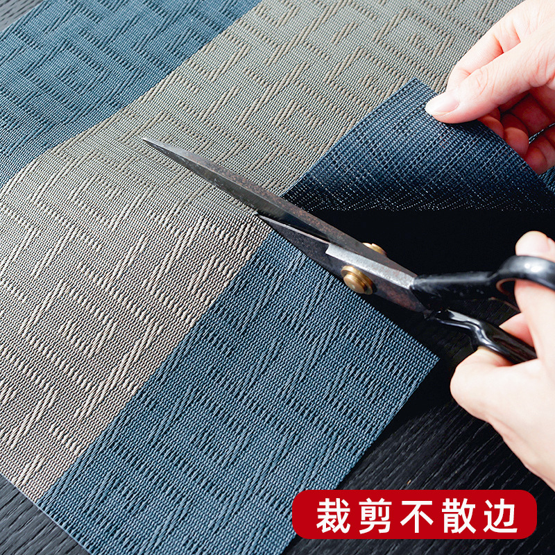 中式纹样餐布/桌旗/红木茶桌/桌旗布艺/茶具配件竹木细节图