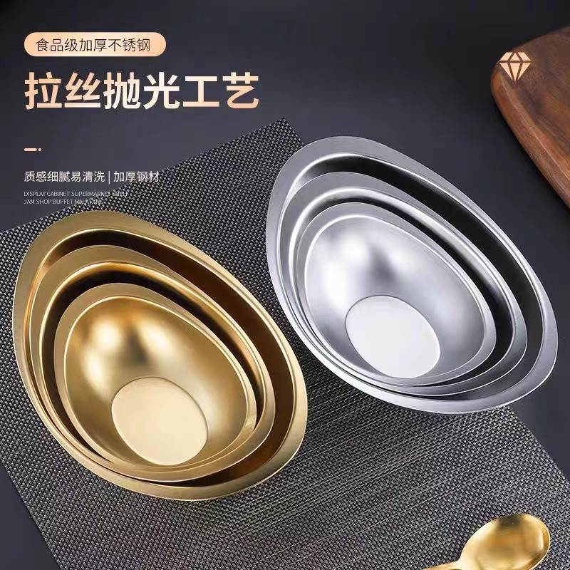 不锈钢盆/碗碟盘子/瓷碗/亚克力碗透明/玻璃碗细节图