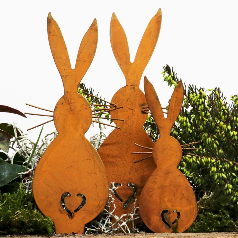 兔子装饰/铁艺装饰/复活节/花园装饰产品图