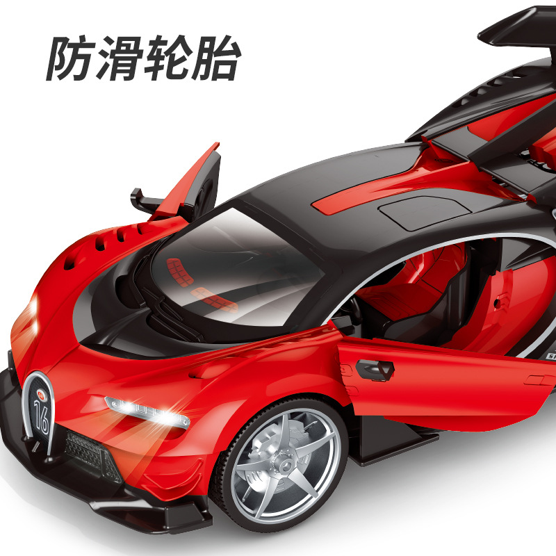 Wireless steering wheel remote control 1:18, non-Gadi multi-color five-way with light, battery-powered gift box, prize, street stall toy Specification image