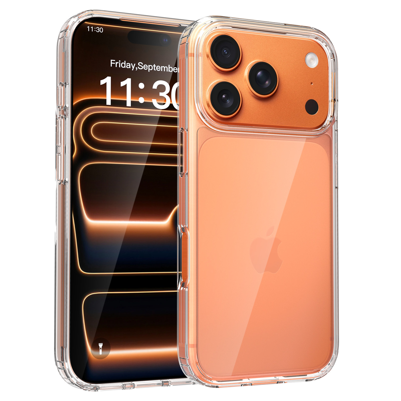Suitable for Apple 17Promax phone case, magnetic attraction iphone15 plus shockproof 16e full package 14pm transparent case pic 14