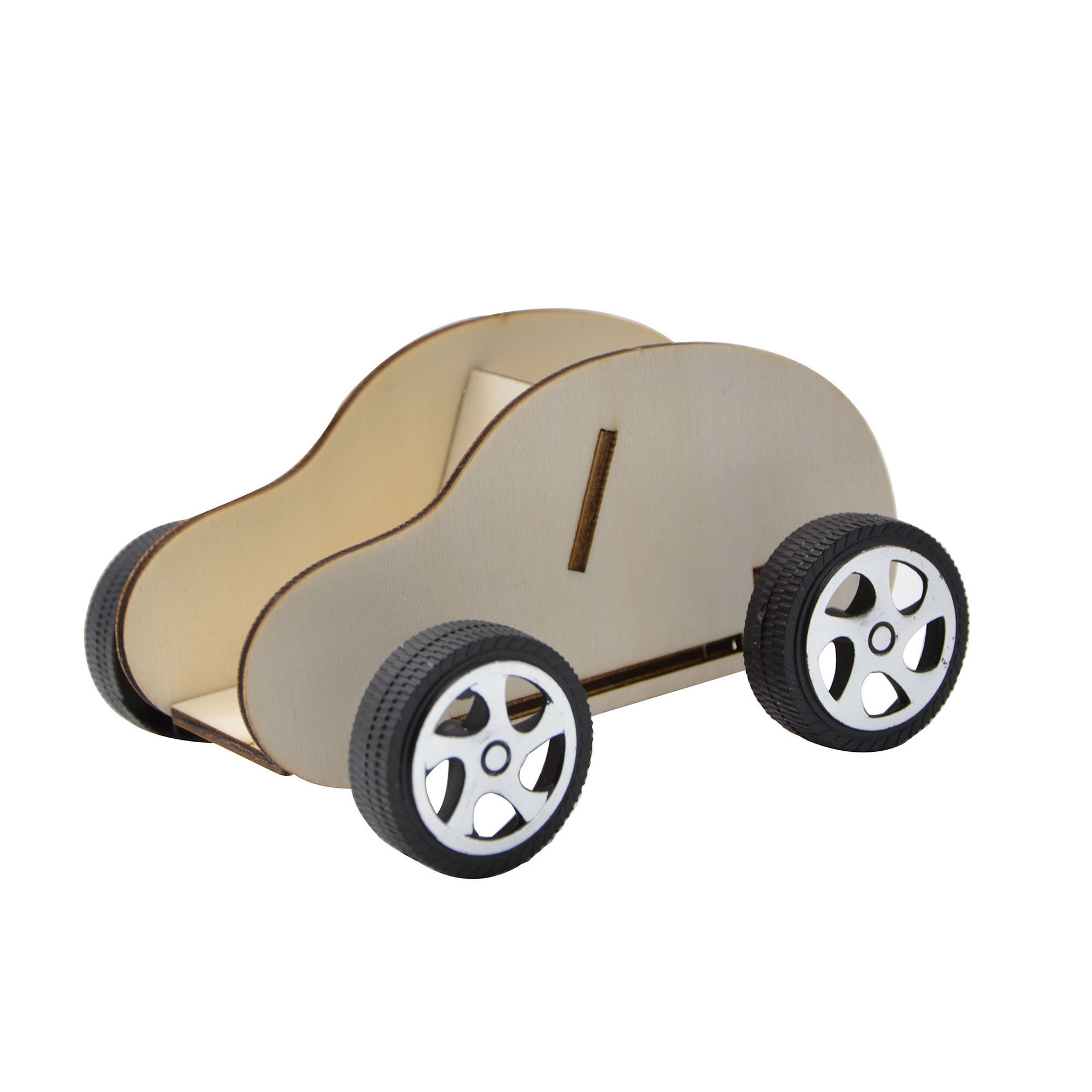 Wooden wire pull car Technology small creation and invention Model recommended style for the Science and Technology Festival, Teacher Xing