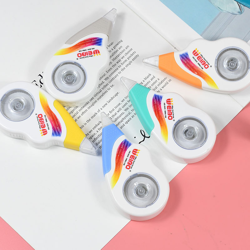 New stationery wholesale correction tape, creative student supplies, transparent large-capacity correction tape, error correction tape details Picture