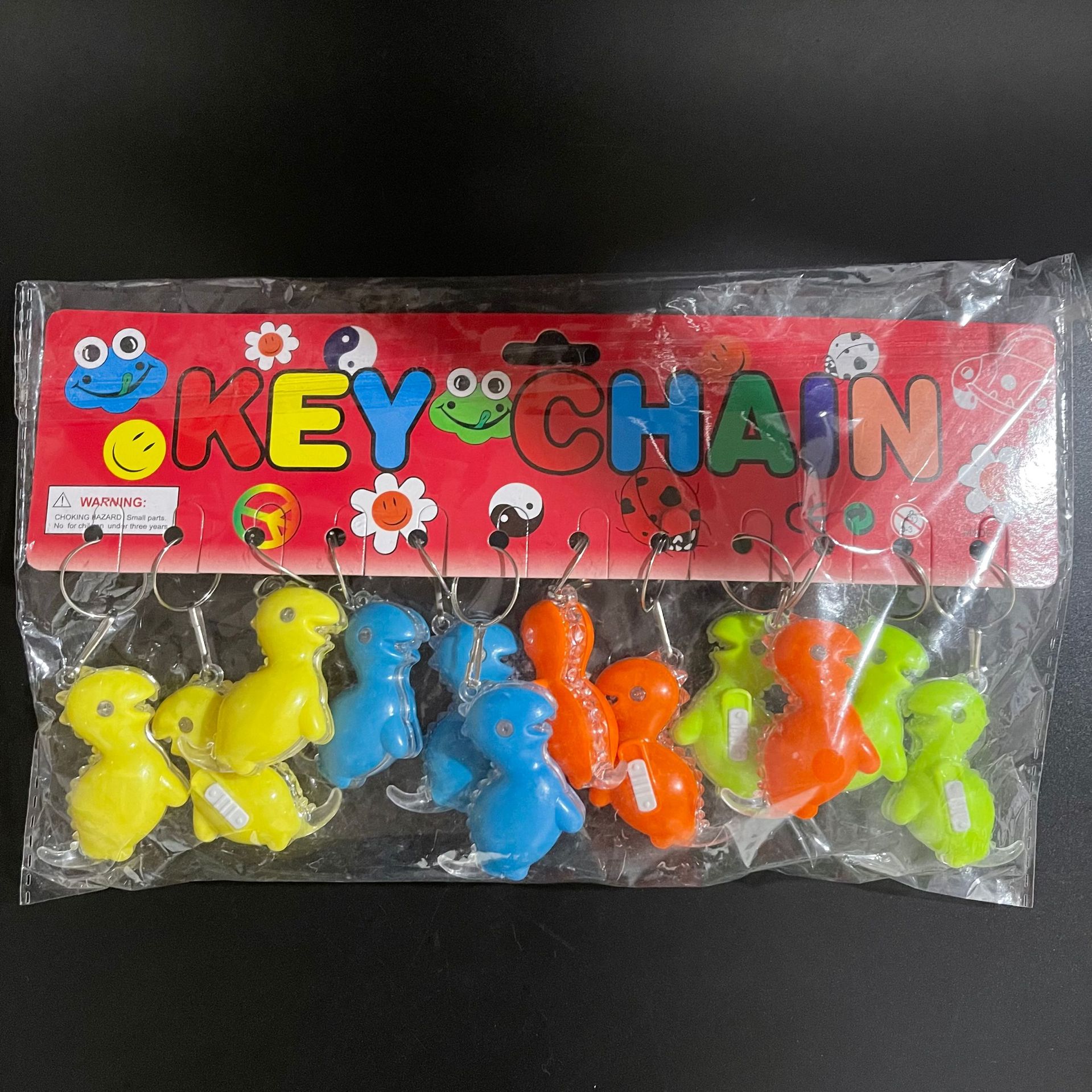 Key ring light Key ring light cute light pendant accessory light promotional gift 1 yuan 2 yuan wholesale Specification drawing