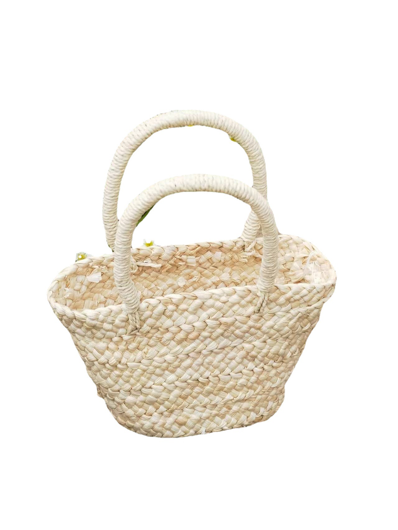 Fashionable Casual Straw Bag High Quality Corn Husk Woven Tote Beach Bag Children's Small Bag Item Picture