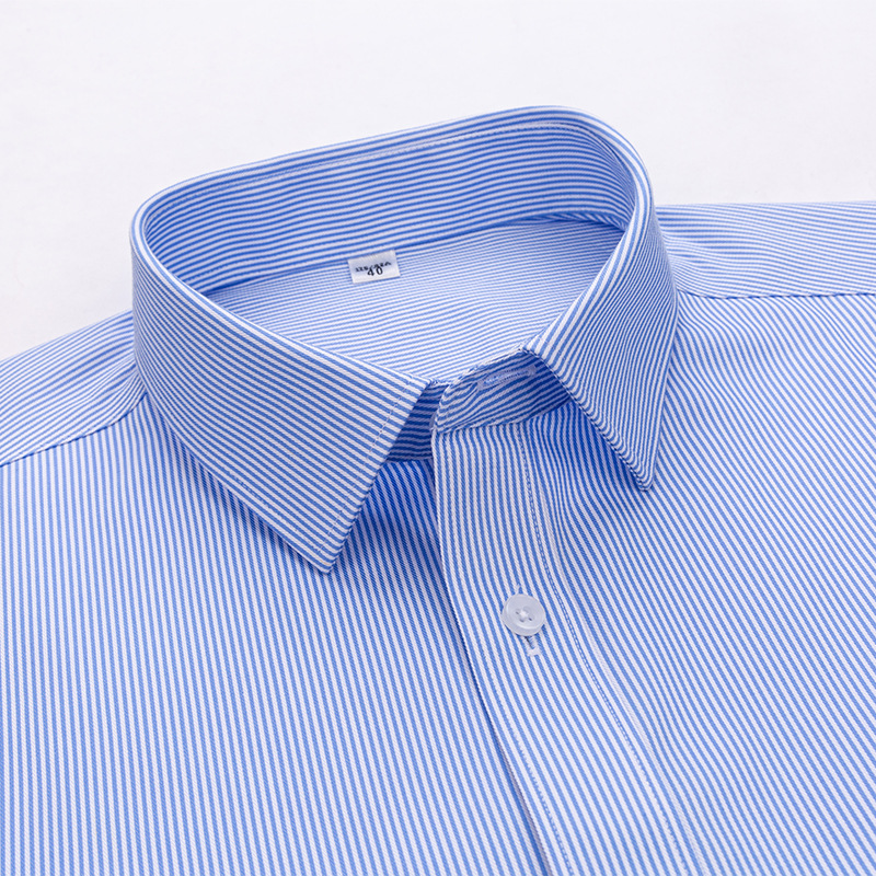 2025 Long-sleeved ready-to-wear, no-iron long-sleeved shirts for men's casual business and professional wear, men's shirts in stock, logo confirmed Specification image