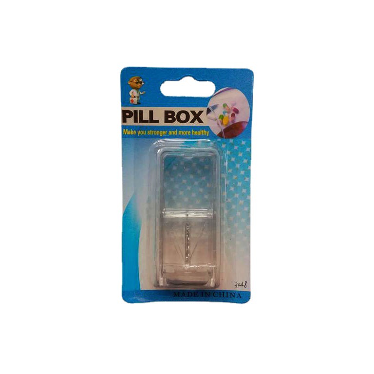 Clear Tape Blade Pill Cutter With Silicone Pad Pill Divider Portable Manual Pill Cutter Rs-6512 Item Picture